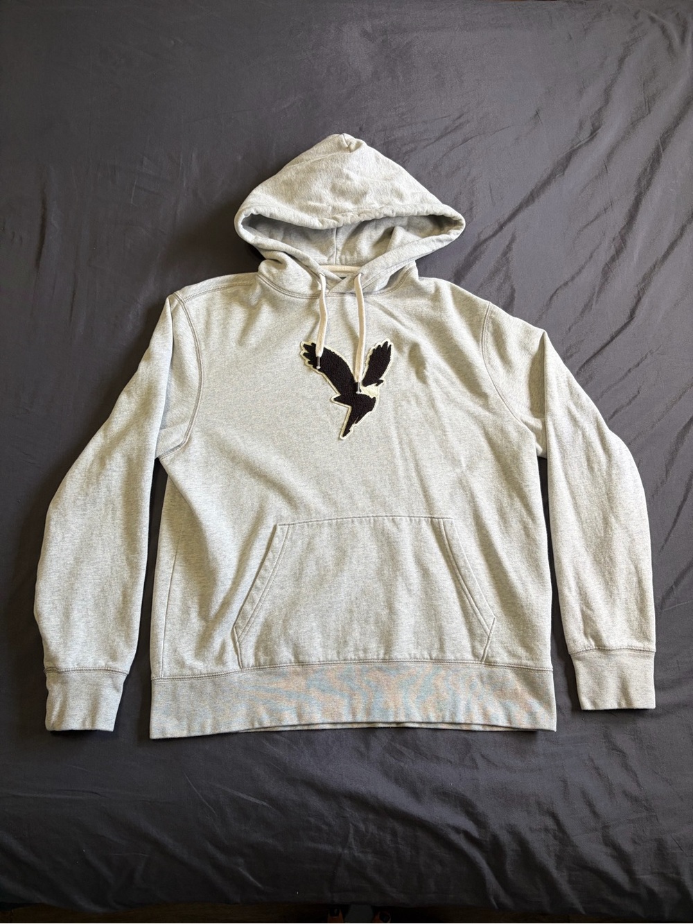 Men's Gray American Eagle Hoodie. Size M.
